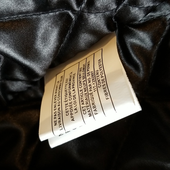 (M) Canada Sportswear Genuine 100% Leather Shell Moto Biker Satin Quilted Lined - Picture 4 of 11